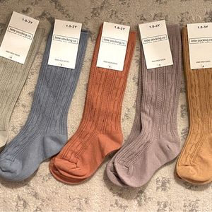 Knee High Toddler Girls stockings/socks (5 pack)